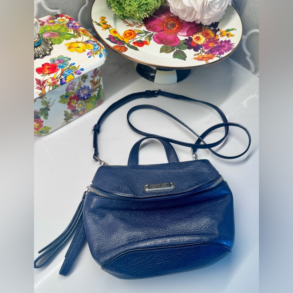 Marc by Marc Jacobs Classic Q Natasha Crossbody Navy Leather Bag - Picture 7 of 7